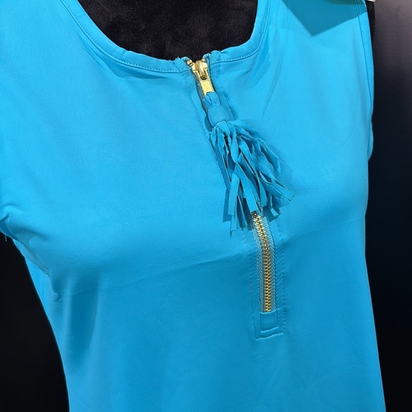 Banana Boat UPF 50+ protection pullover sleeveless 1/4 zip tassel,stretch summer - Picture 2 of 13